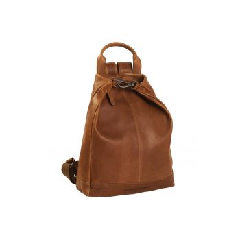 Rucsac dama piele naturala - 8.6 litri - Saar - - Coniac
