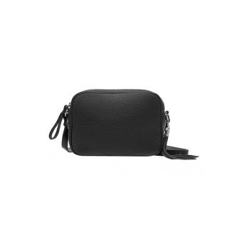 RYLKO - Geanta crossbody din piele cu canafi - Negru