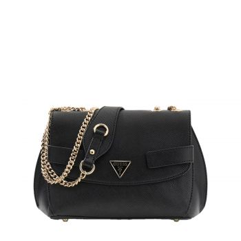 Serenova saffiano crossbody black
