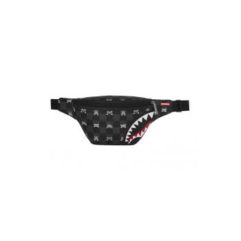 Borseta de piele ecologica cu model - Negru