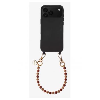 Bratara pentru telefon cu cristale - Cristal Amber - 32cm