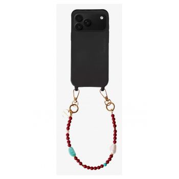 Bratara pentru telefon cu pietre naturale - Cherry - 32cm