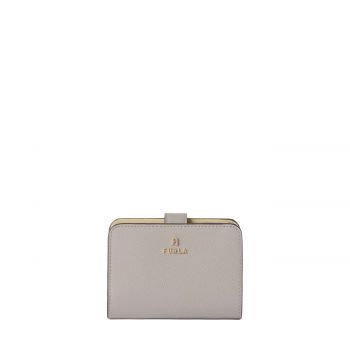 Camelia s compact wallet stone gray + cremino int.