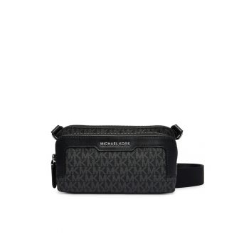 Geanta barbati -  piele ecologica - negru - One Size INTL