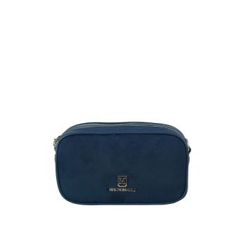 Geanta crossbody cu 2 compartimente Rita - Albastru
