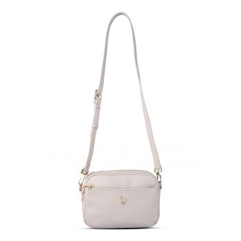 Geanta crossbody cu bareta ajustabila - Maro nisip