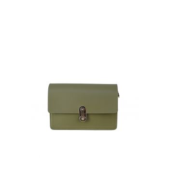 Geanta crossbody cu clapa Carol - Maro taupe