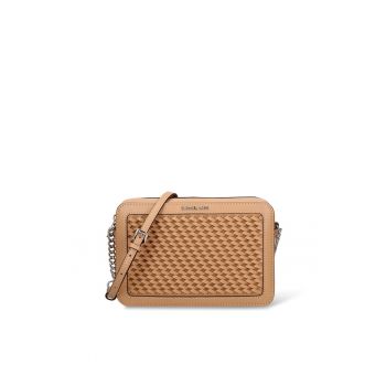 Geanta crossbody de piele ecologica Erdana Chic - Maro camel