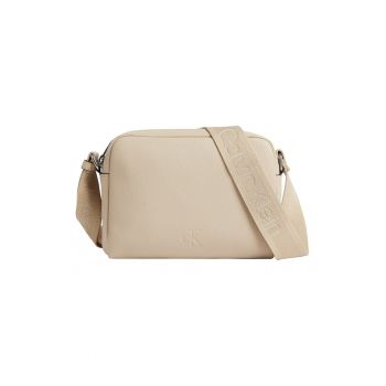 Geanta crossbody de piele ecologica - Maro nisip