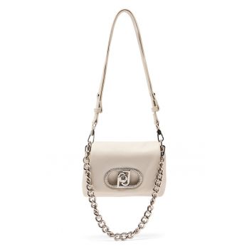 Geanta crossbody mica Lapuffy - Crem