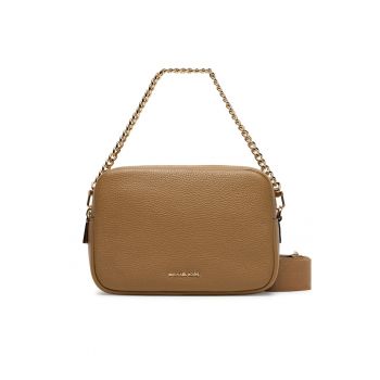 Geanta dama  Husk 297 - piele naturala - culoare uni - dimensiuni 32x5x22cm