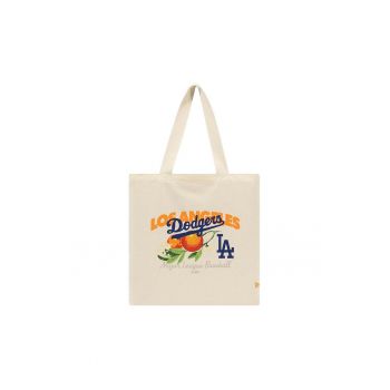 Geanta dama  LA Dodgers - bumbac - bej