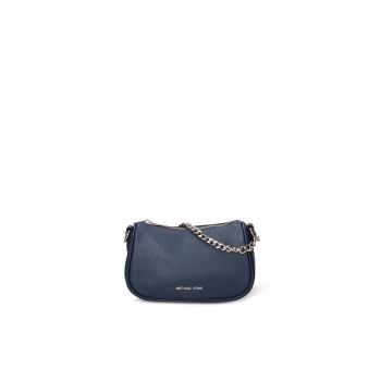 Geanta de piele cu bareta de umar Amelia Pro - Bleumarin