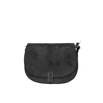 Geanta de umar cu clapa Kate - Negru
