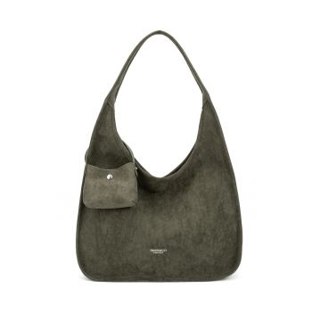 Geanta de umar cu etui detasabil Silvana Plus - Verde