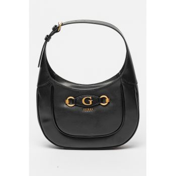 Geanta hobo de piele ecologica Izzy - Negru
