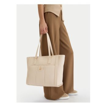 Geanta shopper -  bej - One Size INTL