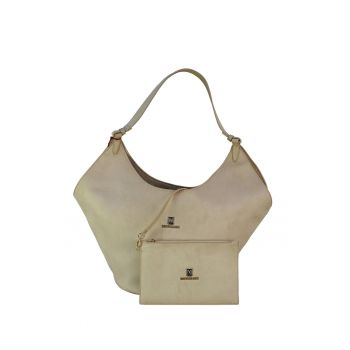 Geanta shopper cu etui Marina - Bej