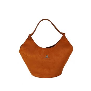 Geanta shopper cu etui Marina - Portocaliu stins