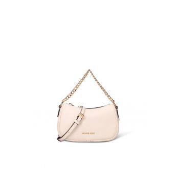 Geanta shopper de piele ecologica Aurelie Pro - Crem