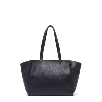 Geanta shopper din piele ecologica - Negru