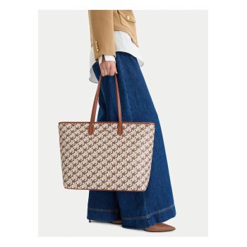 Geanta shopper -  maro - tesatura
