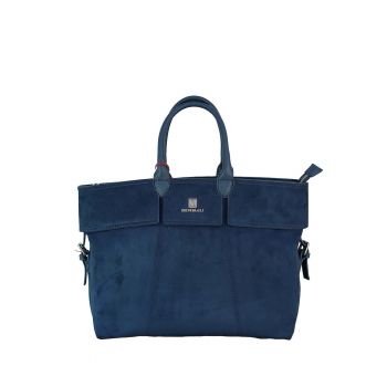 Geanta shopper Monica - Albastru