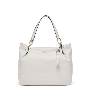 Geanta tote de piele ecologica cu logo