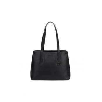 Geanta tote din piele ecologica Evanthe - Negru