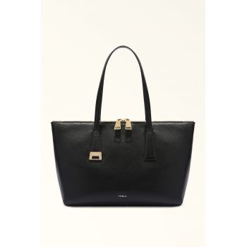 Geanta tote din piele Olivia - Negru