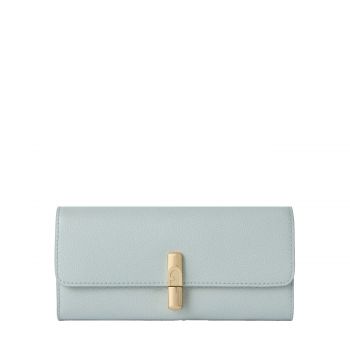 Iride xl continental wallet nebbia gray + panna int.