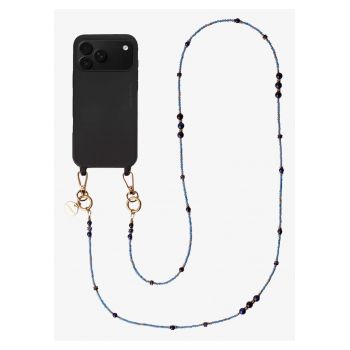 Lant crossbody din pietre naturale pentru telefon - Azurro - 120 cm