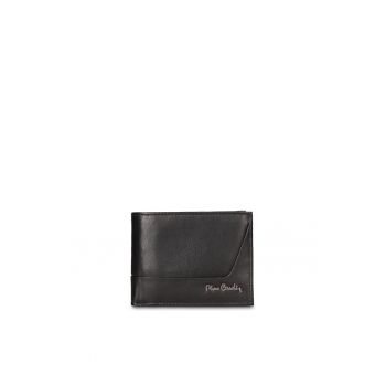 Portofel din piele Zenith Plus - Negru