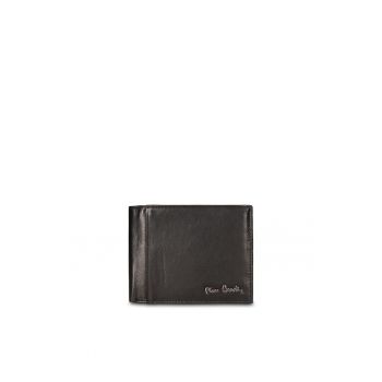 Portofel pliabil din piele Alistair Chic - Negru