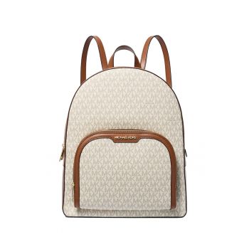 Rucsac cu monograma Novara Nova - Maro/Crem