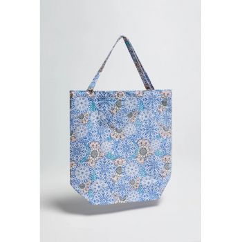 Sac din bumbac albastru ONE SIZE