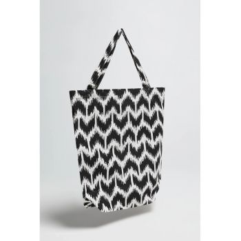 Sac din bumbac negru ONE SIZE