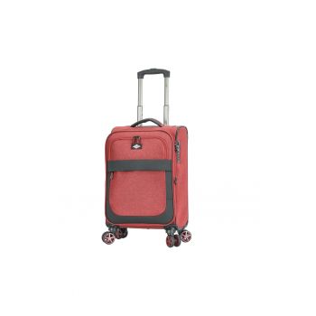 Troler Extensibil  Poliester - 4 roti duble - SW33503 - Rosu inchis