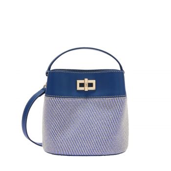 Amelia mini bucket bag toni indigo