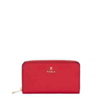 Camelia m zip around wallet ruby + corolla