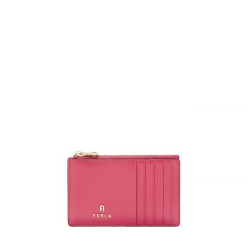 Camelia m zipped card case velvet pink