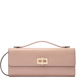 Clara crossbody clutch anemone pink