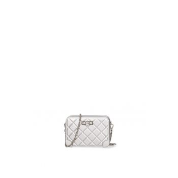 Geanta crossbody cu bareta ajustabila Valoria Prime - Argintiu
