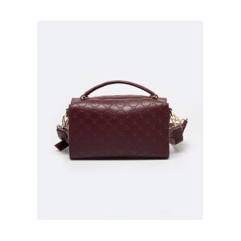 Geanta crossbody cu model stantat Lisetta