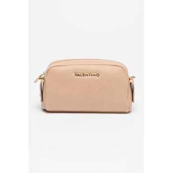 Geanta crossbody de piele ecologica Blossom - Roz prafuit