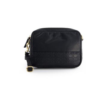 Geanta crossbody din piele zu bareta ajustabila