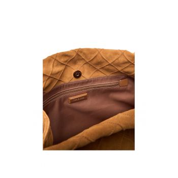 Geanta dama  Fleming Suede - culoare Chicory Brown - 200
