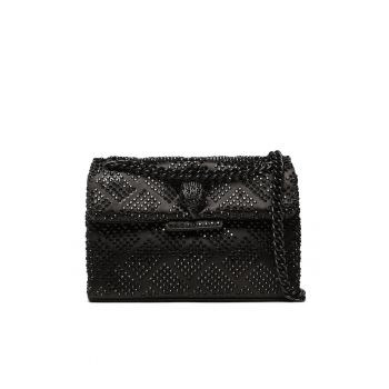 Geanta dama  Mini Kensingt - neagra - din material textil