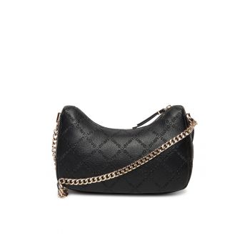 Geanta dama  model Hobo - ecologica - neagra - 22222