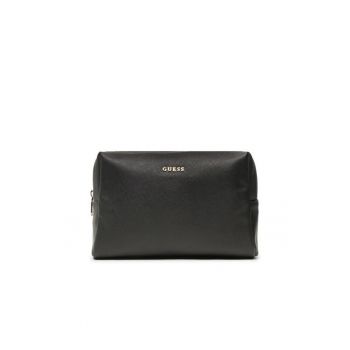 Geanta dama  piele ecologica saffiano - negru - one size